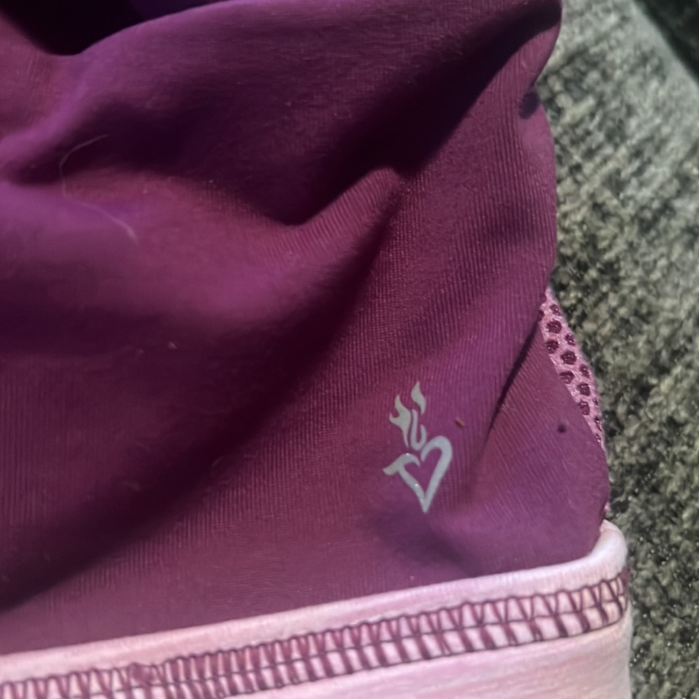 Torrid Purple Mesh Racerback Sports Bra size 0 (L) - Picture 6 of 6